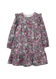 Tartine et Chocolat Girls' Rose Magnolia Flutter Sleeve Dress - Little Kid