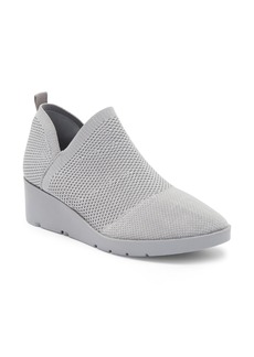 Taryn Rose Kabe Knit Wedge Bootie in Silver Knit at Nordstrom Rack