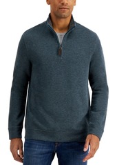 Tasso Elba Men's Birdseye Quarter-Zip Sweater, Created for Macy's