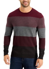 Tasso Elba Men's Color-Block Crewneck Sweater, Created for Macy's