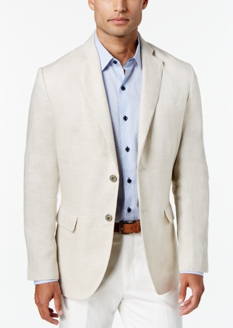 Men's 100% Linen 2-Button Blazer, Created for Macy's - 49% Off!