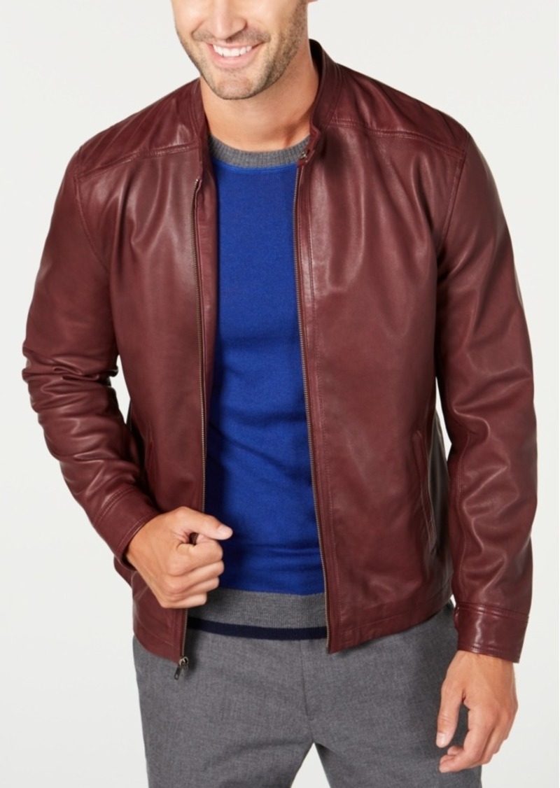 tasso elba leather jackets