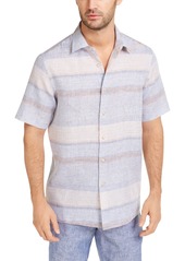 Tasso Elba Men's Sunset Striped Shirt, Created for Macy's