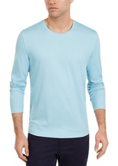 Tasso Elba Men's Supima Blend Crewneck Long-Sleeve T-Shirt, Created for Macy's