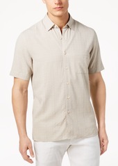Tasso Elba Men's Textured Silk Blend Shirt, Created for Macy's