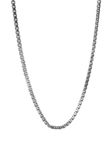 Tateossian Hellenica Rhodium-Plated Sterling Silver Chain Necklace