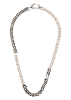 Tateossian pearl-embellished multi-chain necklace