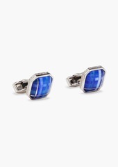Tateossian - Silver-tone stone cufflinks - Blue - OneSize