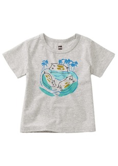 Tea Collection Swimming Pigs Graphic T-Shirt