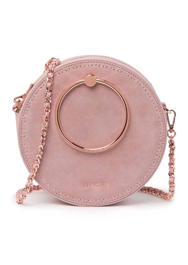 circular detail crossbody bag