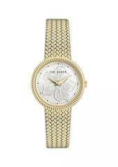 Ted Baker Emily Yellow Gold-Plated Stainless Steel Bracelet/30MM
