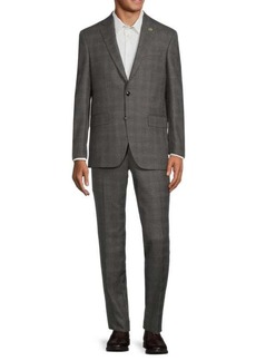Ted Baker Jay Plaid Wool Suit