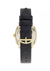 Ted Baker Kirsty Goldtone Stainless Steel & Vegan Leather Watch/33MM