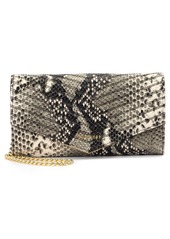 Ted Baker London Ladora Exotic Quilted Wallet on a Chain in Snake at Nordstrom