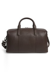 Ted Baker London Bagtron Leather Duffle Bag in Chocolate at Nordstrom
