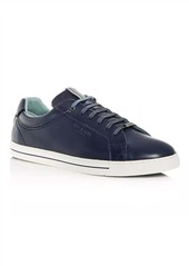 Ted Baker Men's Thawne Leather Low-Top Trainers In Dark Blue