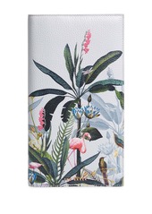 Ted Baker Pistachio Tropical Leather Travel Wallet