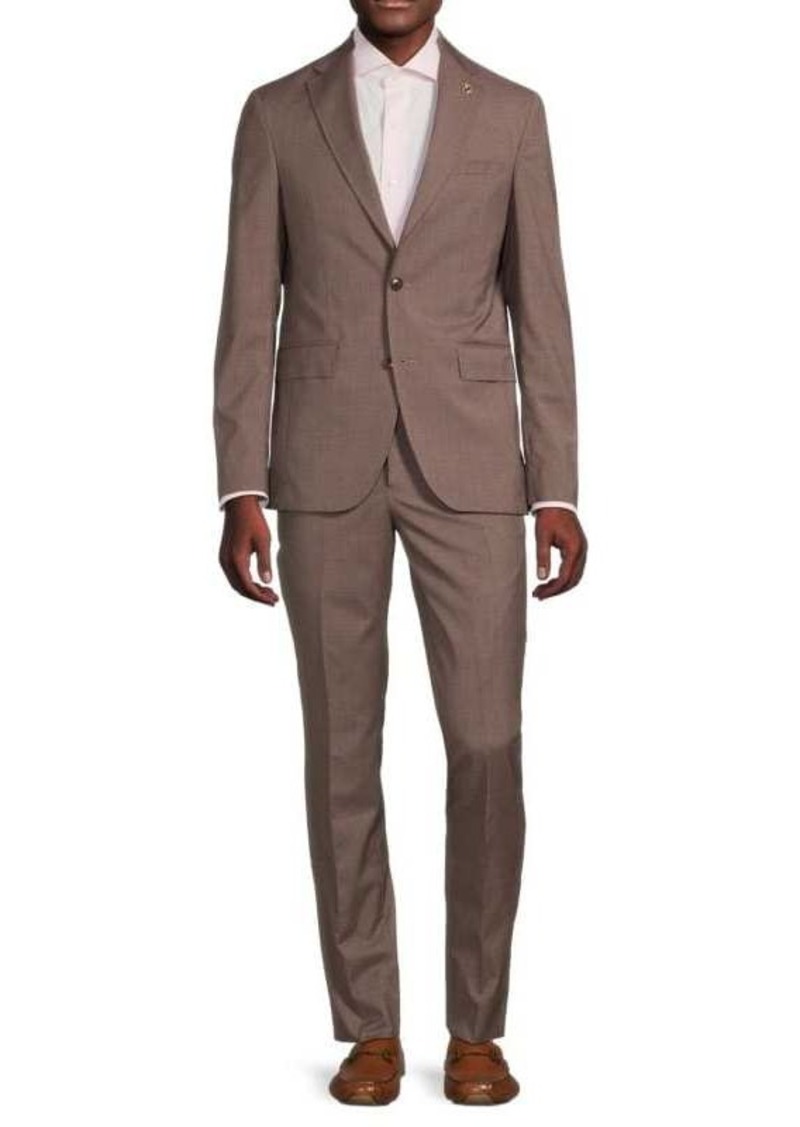 Ted Baker Roger Check Wool Suit
