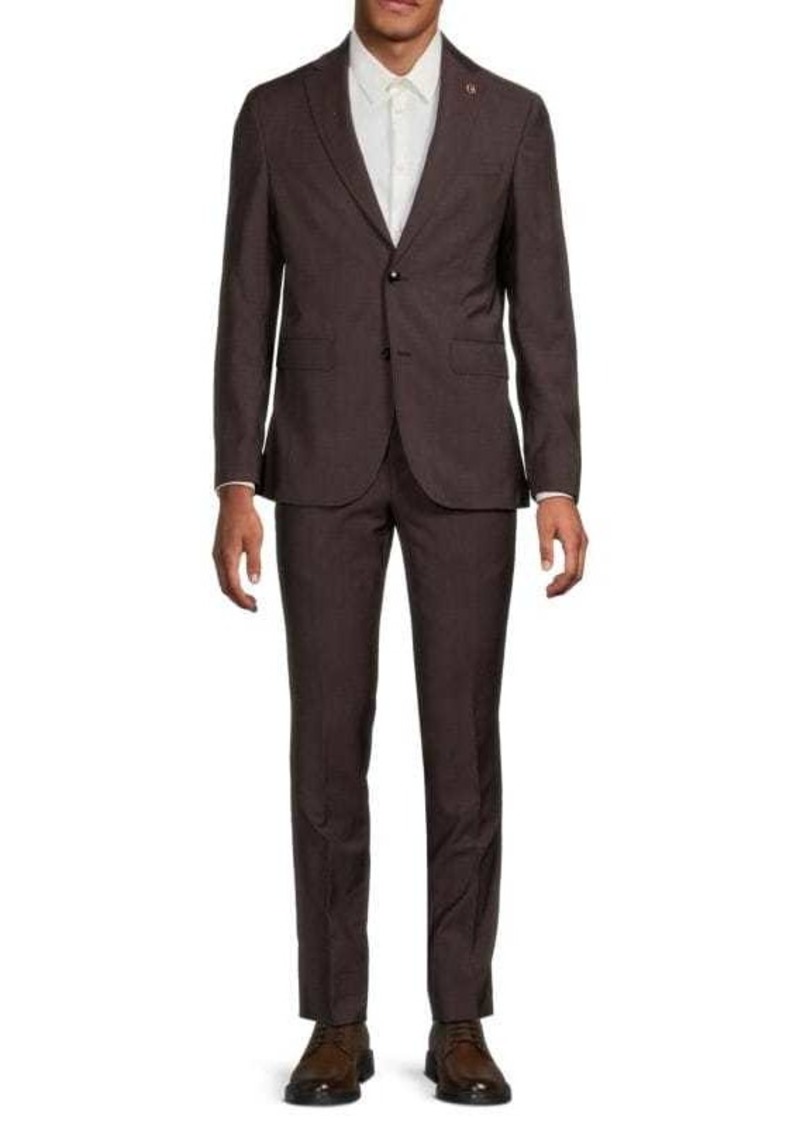 Ted Baker Roger Notch Lapel Wool Suit