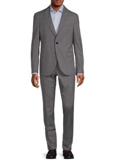 Ted Baker Roger Plaid Wool Suit