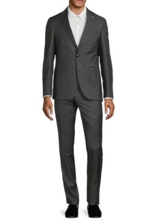 Ted Baker Roger Wool Jacquard Suit