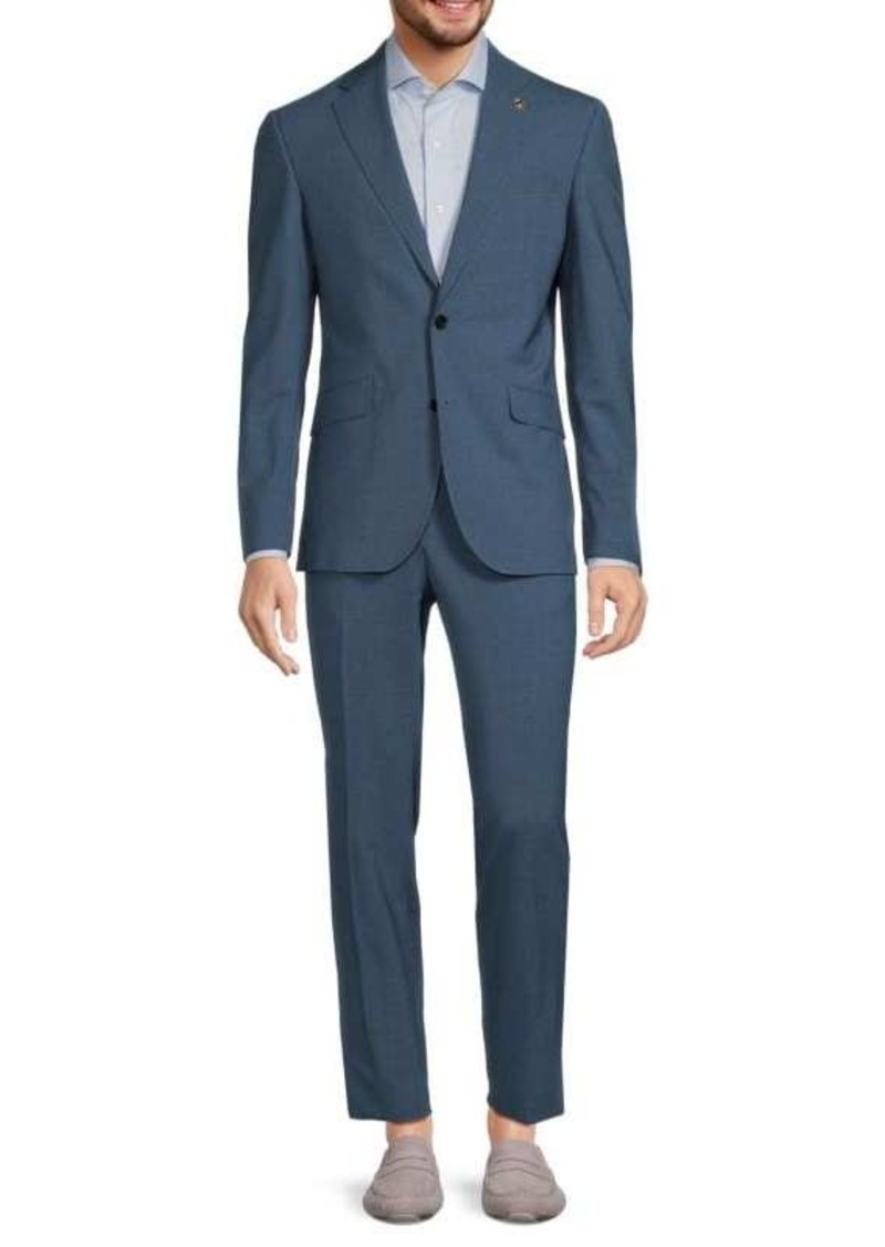 Ted Baker Ron Solid Wool Blend Suit