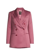Ted Baker Seraph Double-Breasted Satin Blazer