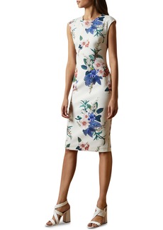 ted baker florry v neck jersey wrap dress