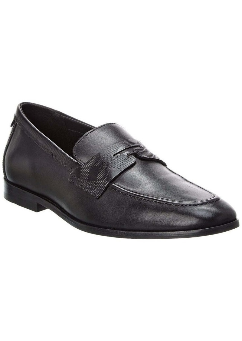 Ted Baker Adlerrc Debossed Leather Saddle Loafer