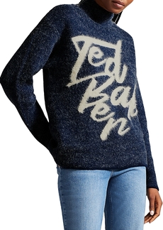 Ted Baker Logo Jacquard Knitted Sweater