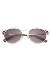Ted Baker London 53mm Round Sunglasses in Rose Gold at Nordstrom Rack