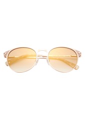 Ted Baker London 53mm Round Sunglasses in Rose Gold at Nordstrom Rack