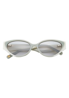 Ted Baker London 54mm Full Rim Cat Eye Sunglasses in Mint at Nordstrom Rack