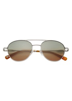 Ted Baker London 54mm Gradient Polarized Aviator Sunglasses