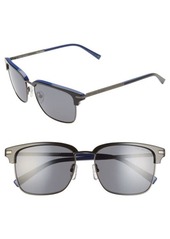 Ted Baker London 55mm Polarized Browline Sunglasses in Black at Nordstrom