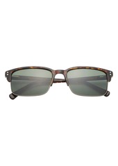 Ted Baker London 55mm Polarized Square Sunglasses in Tortoise at Nordstrom Rack