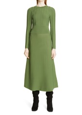 TED BAKER LONDON Aimyy Open Back Long Sleeve Knit Dress in Green at Nordstrom