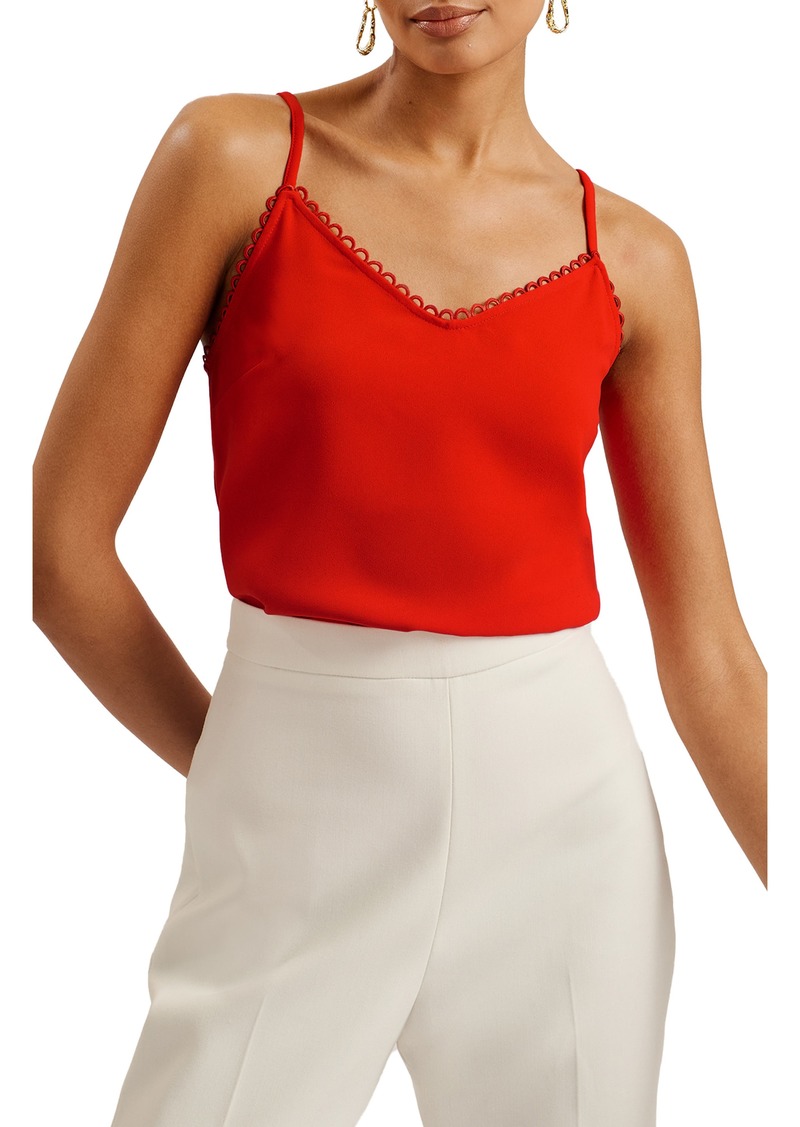Ted Baker London Andreno Picot Edge Camisole in Red at Nordstrom Rack