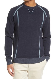 Ted Baker London Appold Plated Crewneck Sweatshirt in Navy at Nordstrom