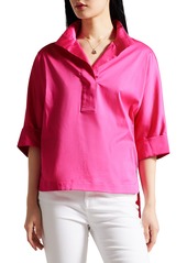 Ted Baker London Avereye Batwing Popover Blouse in Bright Pink at Nordstrom Rack