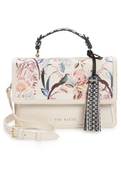 Ted Baker London Betii Faux Leather Top Handle Bag - Ivory