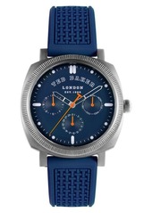 Ted Baker London Caine Multifunction Silicone Strap Watch