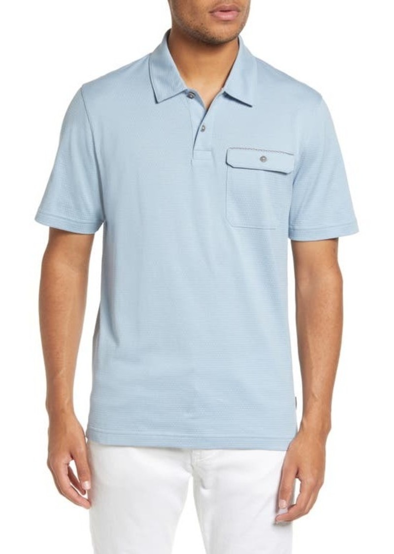Ted Baker London Chard Textured Pocket Polo
