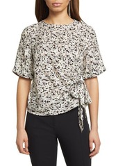 Ted Baker London Chevy Floral Side Tie Top