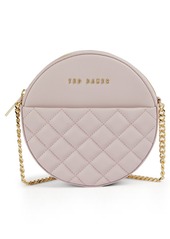 Ted Baker London Cirrcus Small Circle Quilted Leather Crossbody Bag