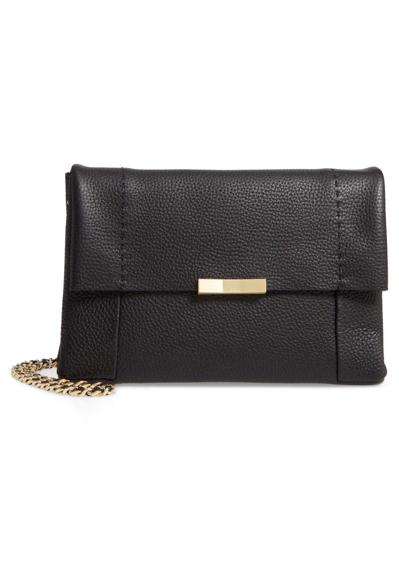 clarria leather cross body bag