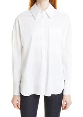 Ted Baker London Dyloh Oversized Button-Up Shirt in Ivory at Nordstrom