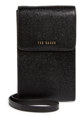 Ted Baker London Eesssma Leather Phone Crossbody Pouch
