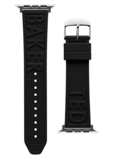 Ted Baker London Embossed Silicone Apple Watch® Watchband in Black at Nordstrom