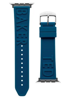 Ted Baker London Embossed Silicone Apple Watch® Watchband in Blue at Nordstrom